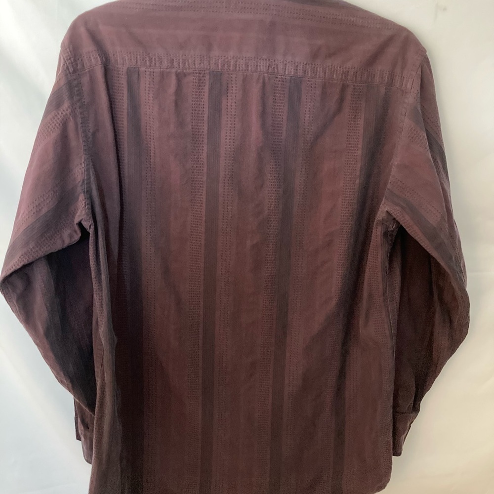 Long Sleeves Burgyndy Shirt - Picture 4 of 5